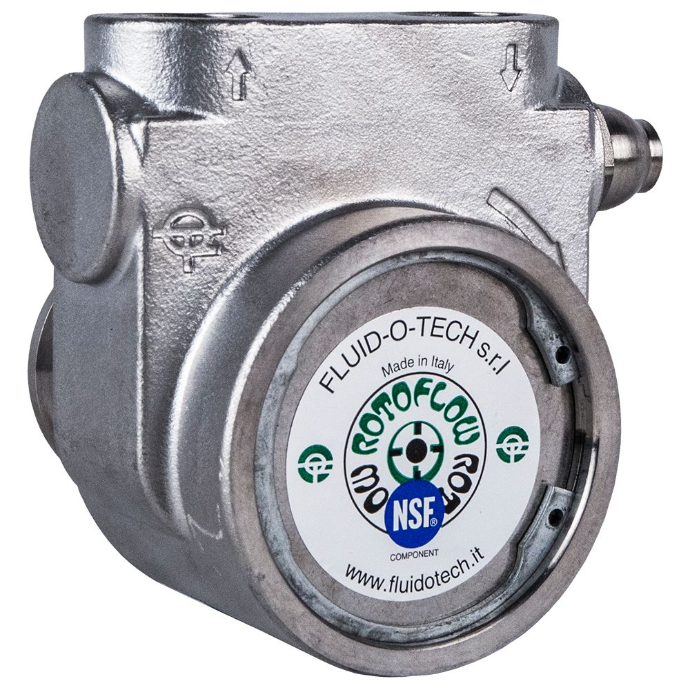 Fluid-o-Tech Stainless Steel Rotary Vane Pump 320 GPH - 1/2" NPT