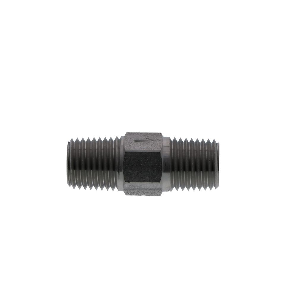 Inline Stainless Steel Check Valve - 1/4" MPT Inlet x 1/4" MPT Outlet