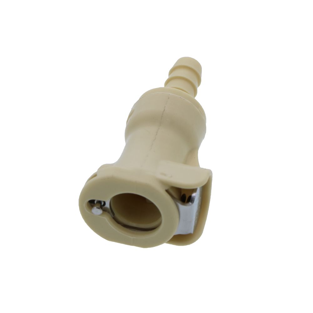 PLCD1700412 Valved In-Line Hose Barb Coupling Body 1/4 ID Barb