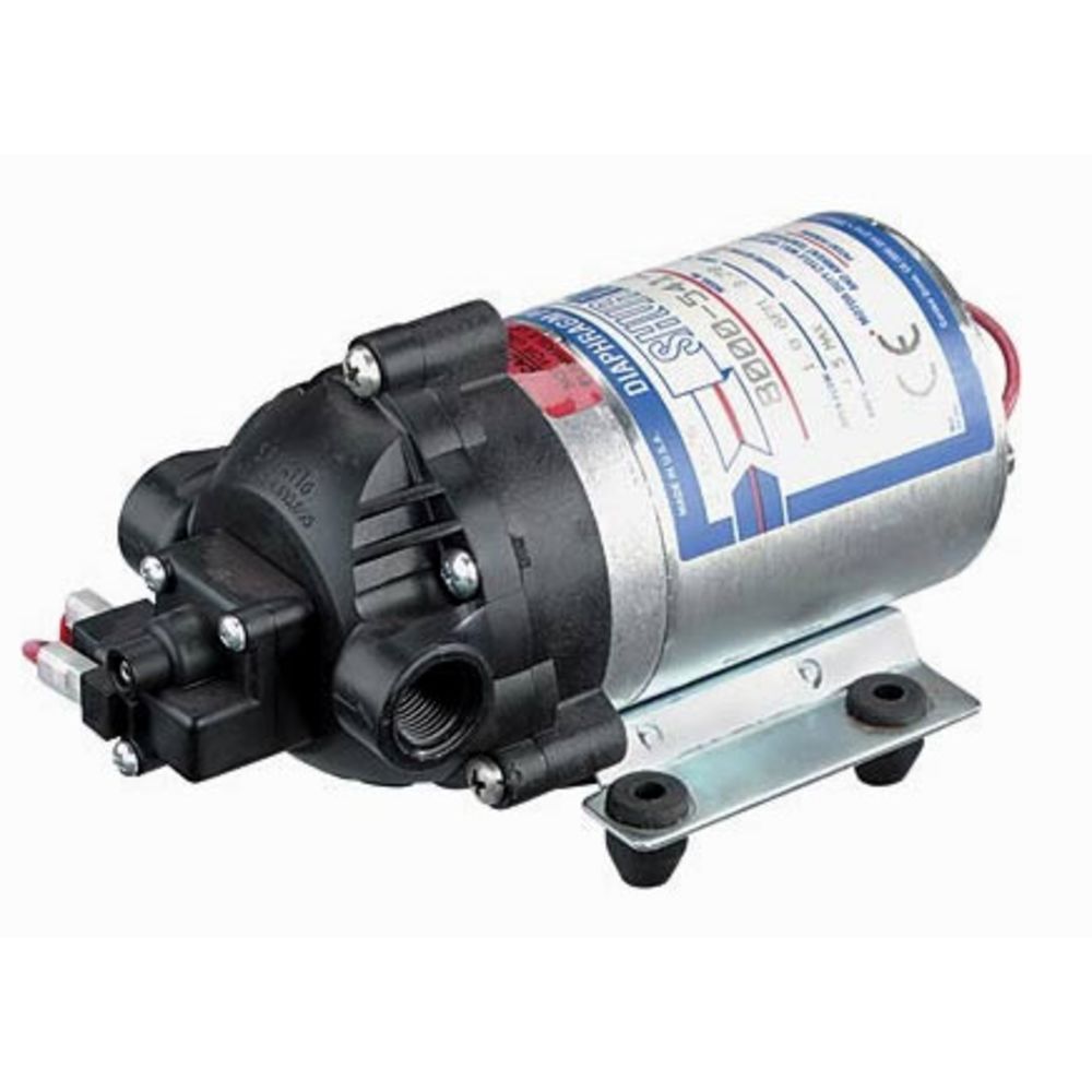 Shurflo 8020-513-236 Diaphragm Pump 115V 1.4gpm, 60psi Demand Switch, 3/8" FPT, w/Cord
