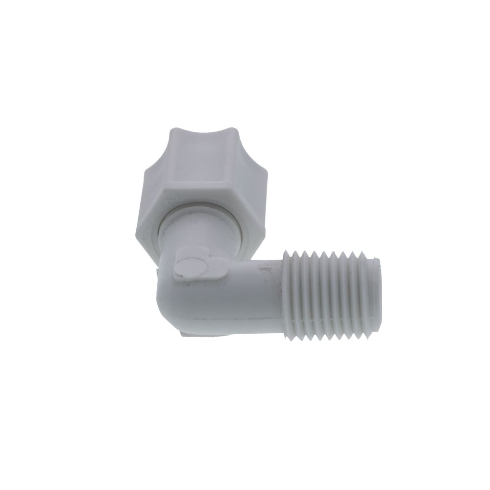 JACO 40-5-4-P-PG Polypropylene Male Elbow 5/16 OD Tube x 1/4 MPT