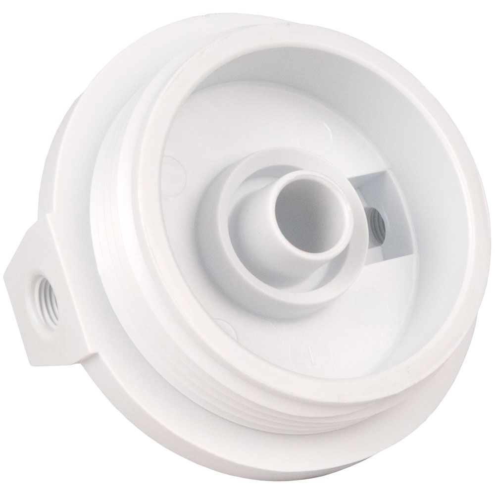 10" Slim Line Filter Housing White Sump/White Flat Cap 1/4" No PR - 1/4" FPT