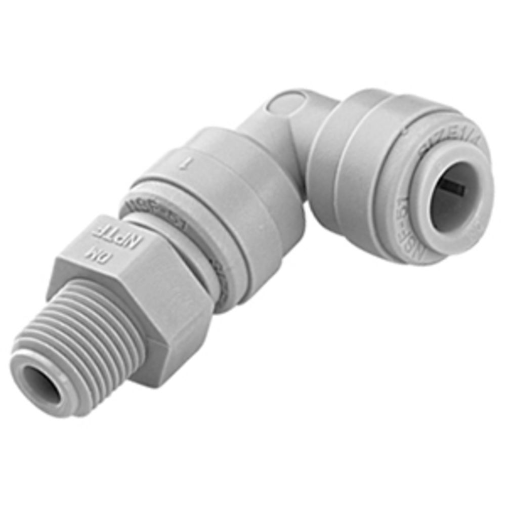 DMfit Swivel Male Elbow - 1/2 Push-in x 1/2 NPTF