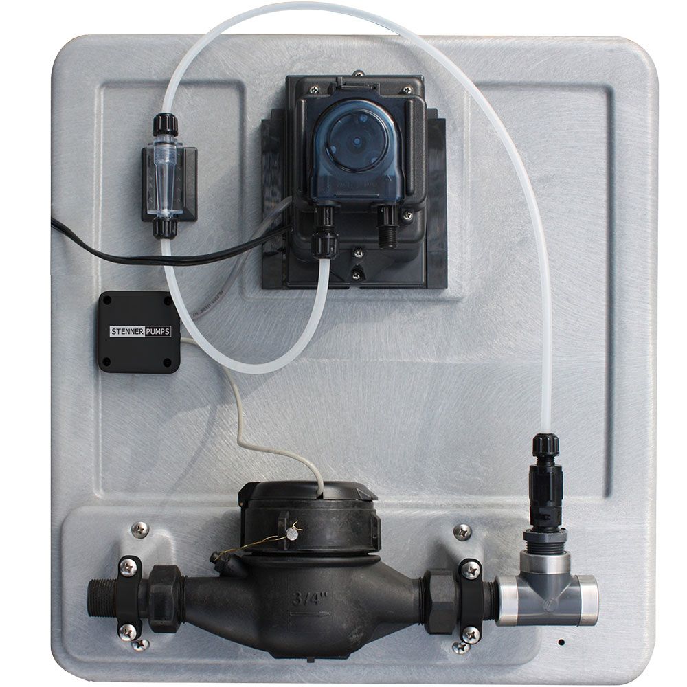 Stenner Econ FP Series Output Pump 4.5 GPD #F Tube with #11 Meter System Panel