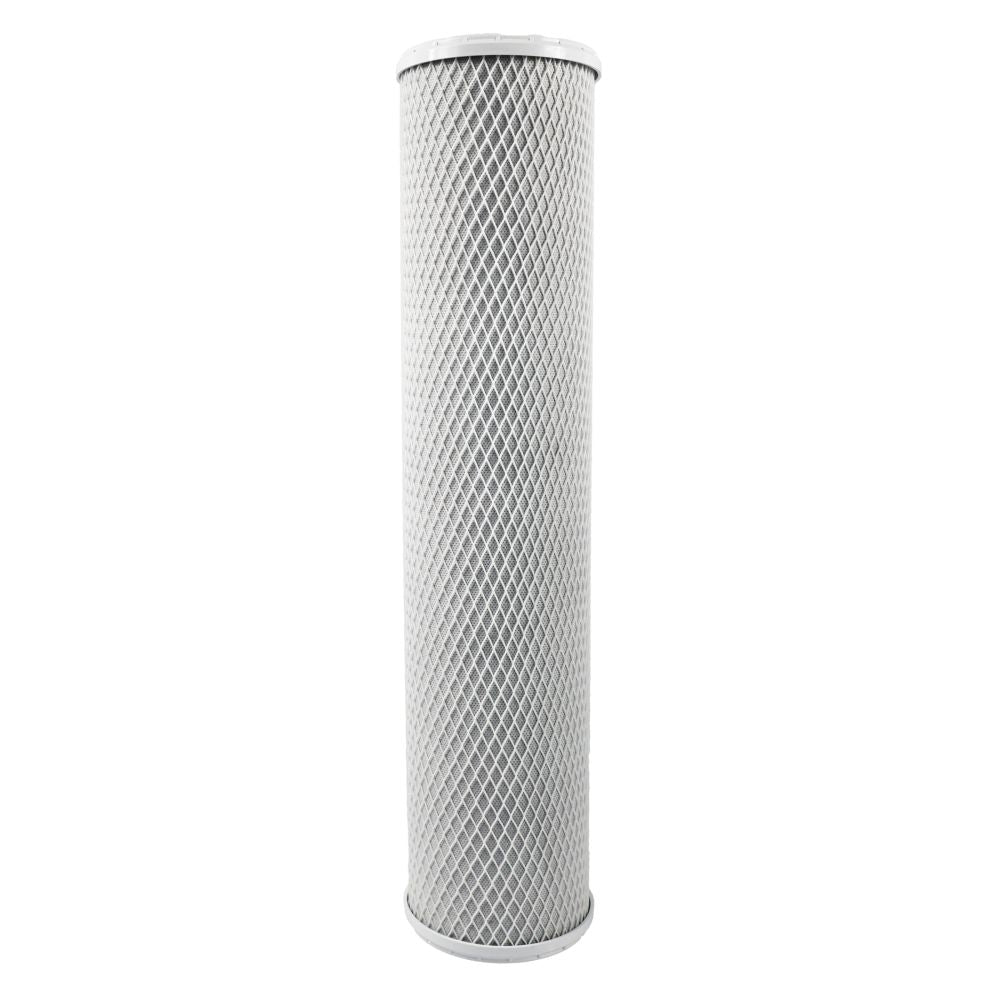 Neo-Pure CTO1-4520-S 4-1/2" x 20" Carbon Block Filter 5 Micron with 6 oz Siliphos CTO/Scale Prevention