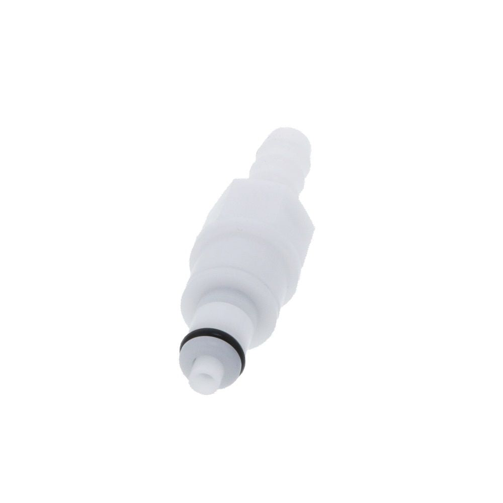 Multi-Mount Valved Hose Barb Coupling Insert - 1/4 ID Barb Acetal