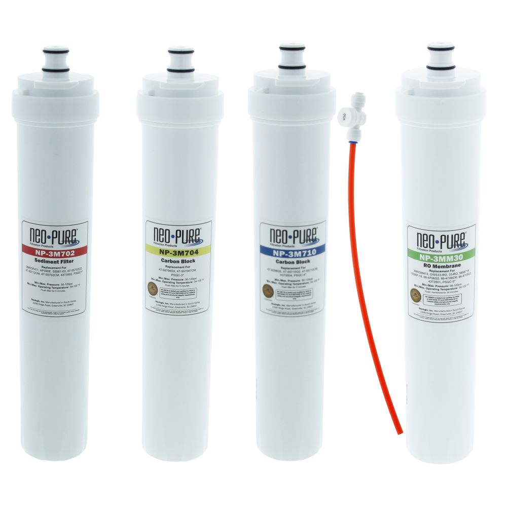 Neo-Pure NP-SQC4 SQC Compatible Replacement Water Filter Kit
