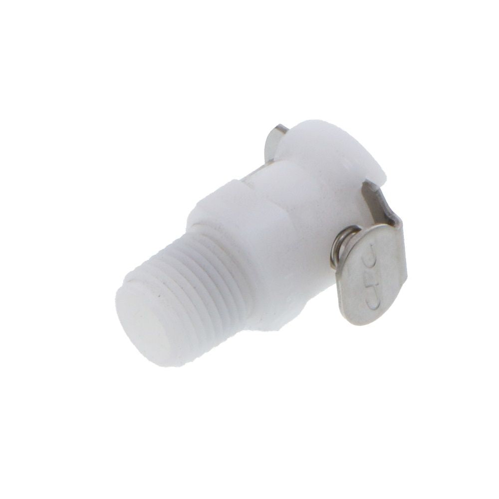 PMCD1002BSPT Valved Male Thread Coupling Body 1/8 BSPT