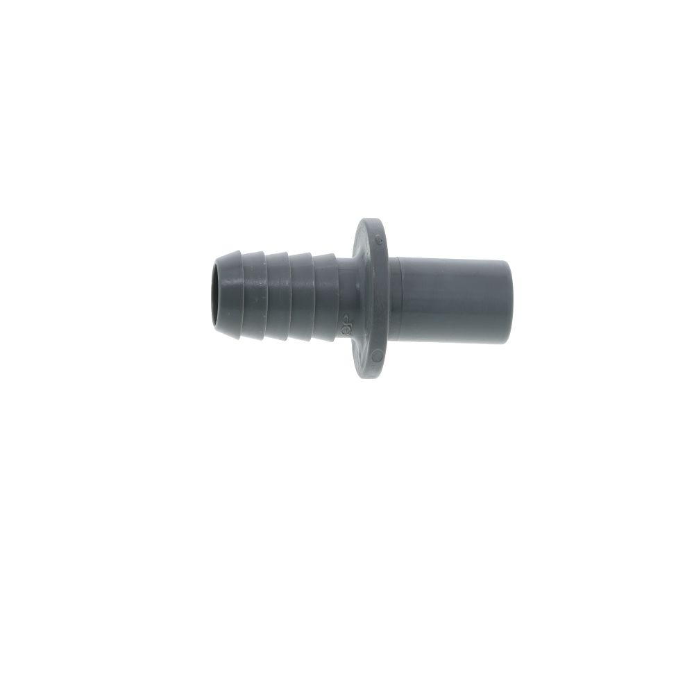John Guest Stem Barb Connector - 3/8 OD Stem x 3/8 ID Barb