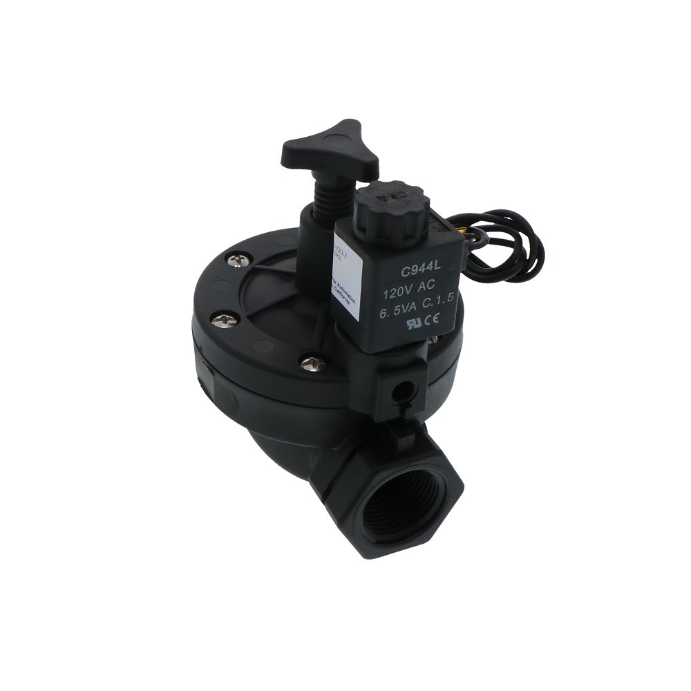 CFA C9 Series Solenoid Valve Normally Open with Flow Control 3/4" FPT 120 VAC