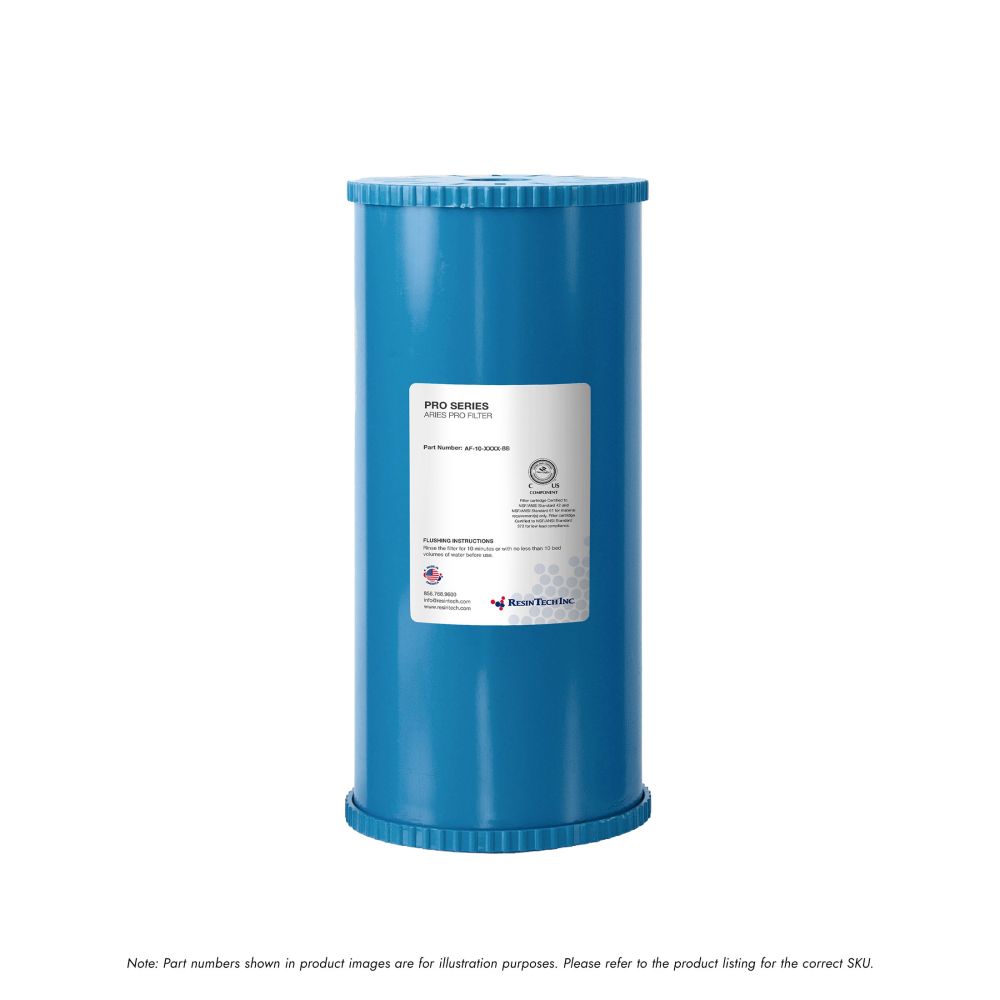 ResinTech 10" x 2-5/8" SC Grade Mixed Bed Deionization Cartridge