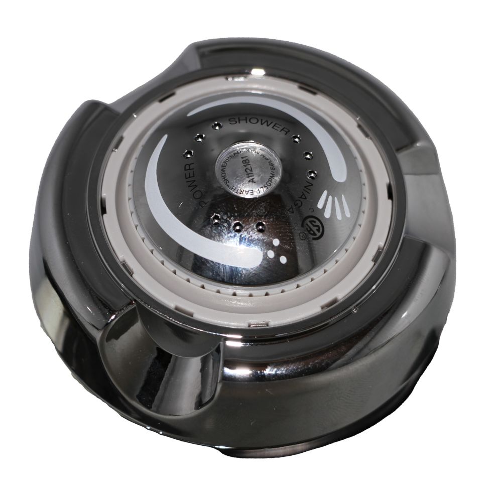 Niagra Conservation Wall Mount Adjustable Fixed Shower Head in Chrome by Pentair