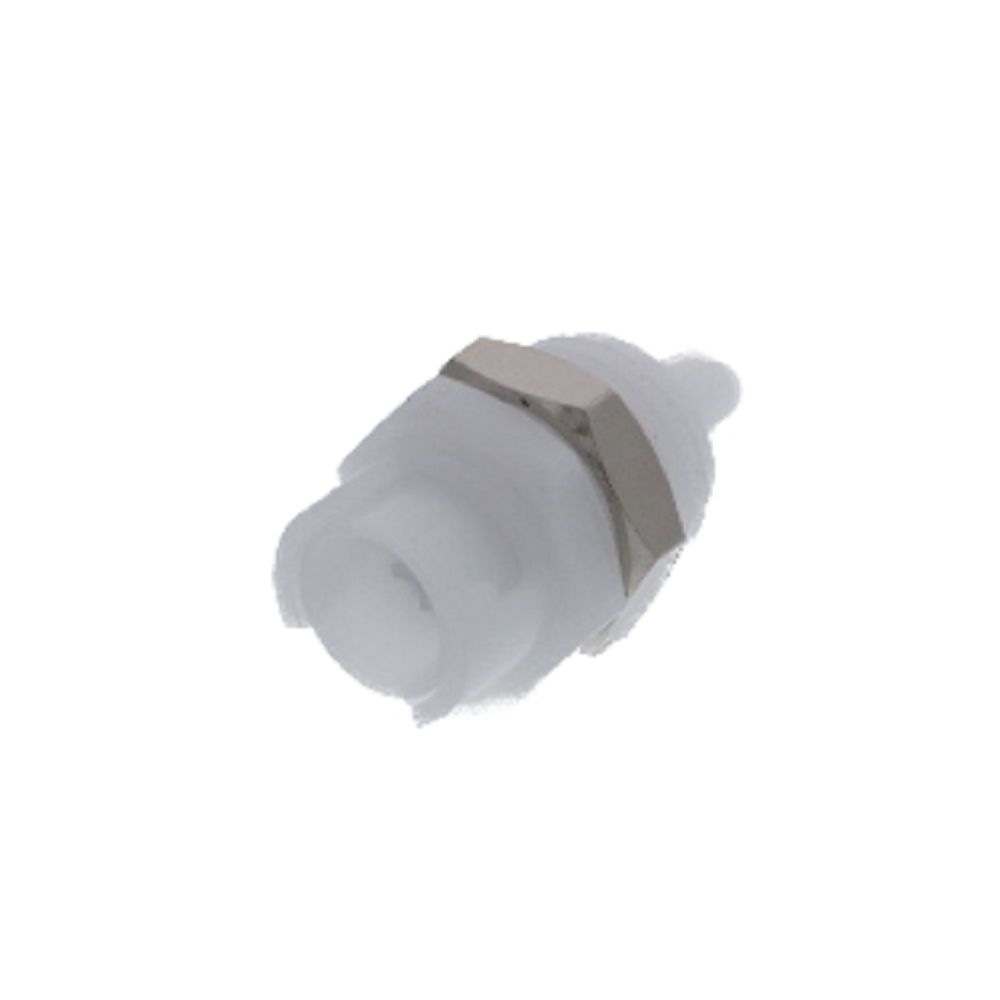 SMFPMD02 Valved Panel Mount Hose Barb Coupling Body 1/8 ID Barb