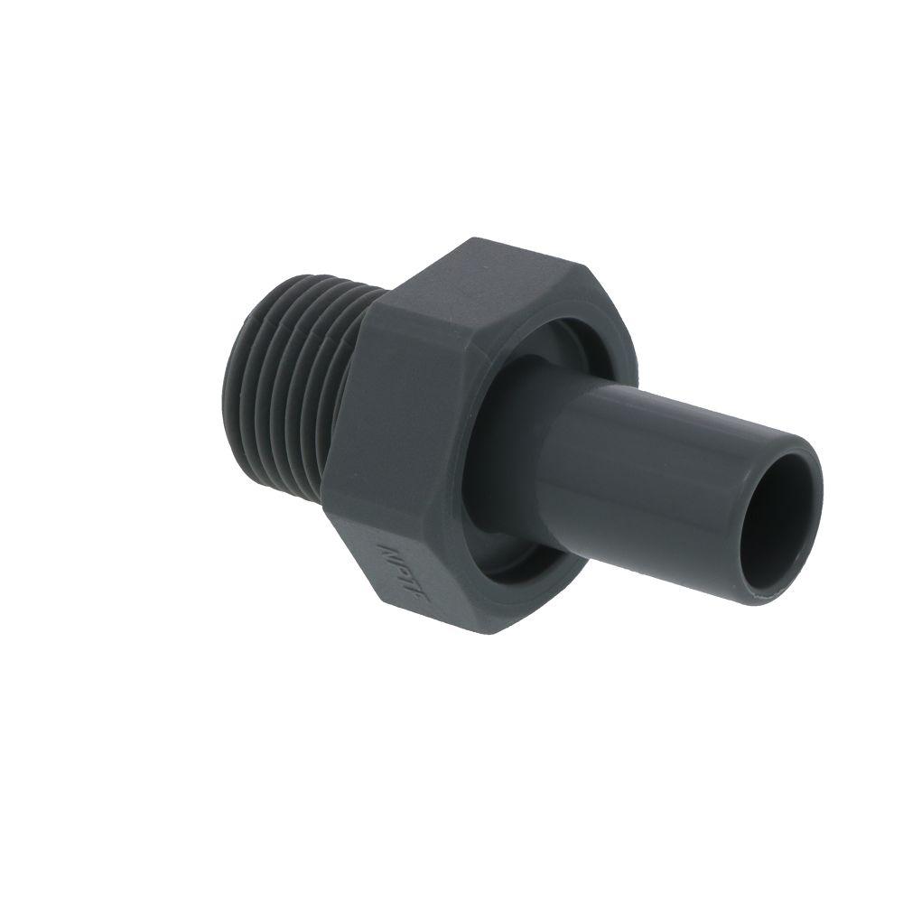 John Guest Stem Adapter BSPT - 3/8 x 1/4 BSPT