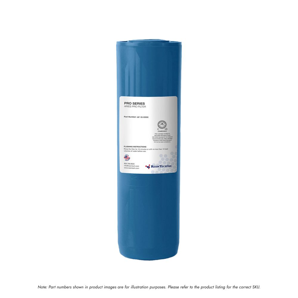 ResinTech AF-10-1091 Bone Char Fluoride Reduction Filter 2.5" x 10"