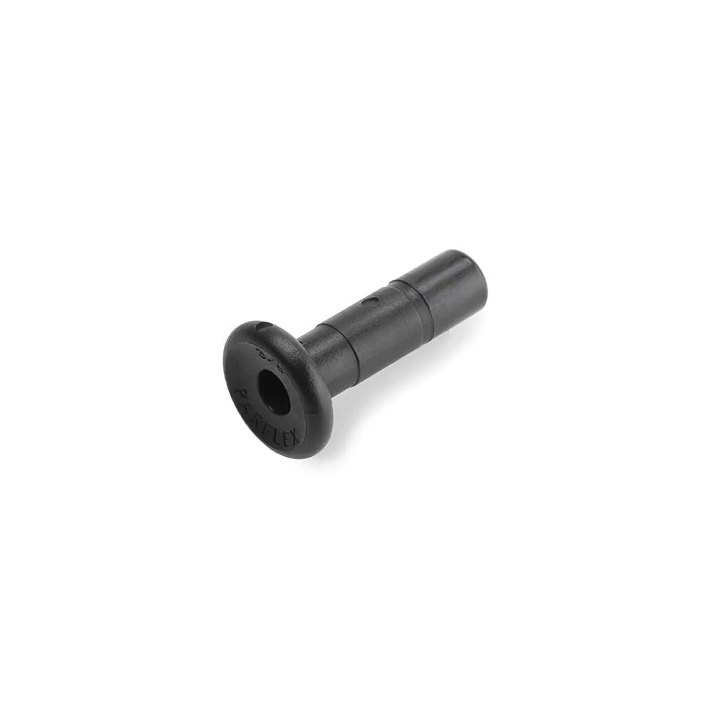 Black Kynar PVDF Plug - 3/8