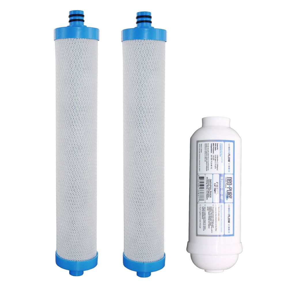 Microline TFC-4 Compatible RO System Replacement Water Filter Kit