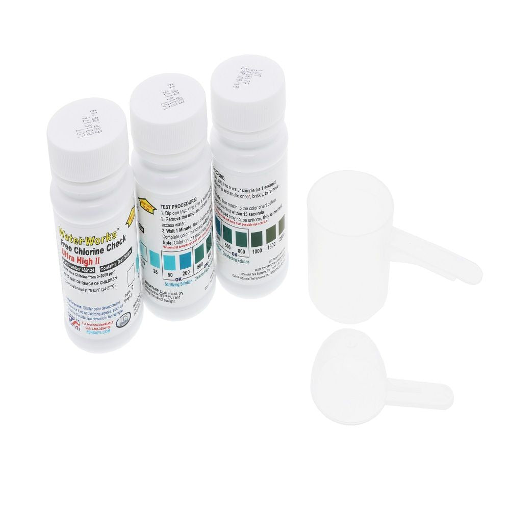 Ultra High Range Free Chlorine Test Strips