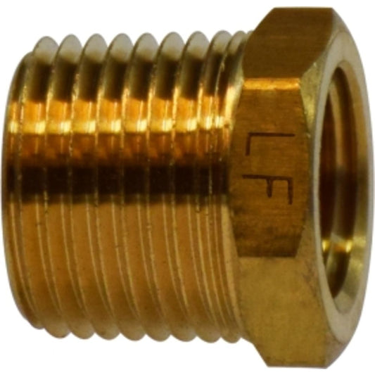 Brass LF 7110 1/2" X 3/8" Hex Bushing