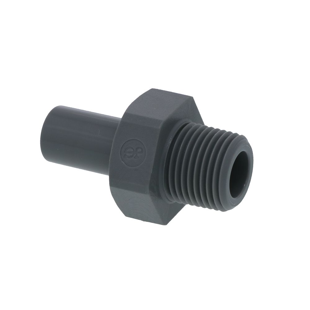 John Guest Stem Adapter NPTF - 1/2 x 1/2  NPTF