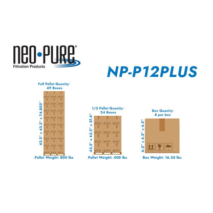 Neo-Pure NP-P12PLUS Replacement Cartridge for Rainsoft® Hydrefiner P-12