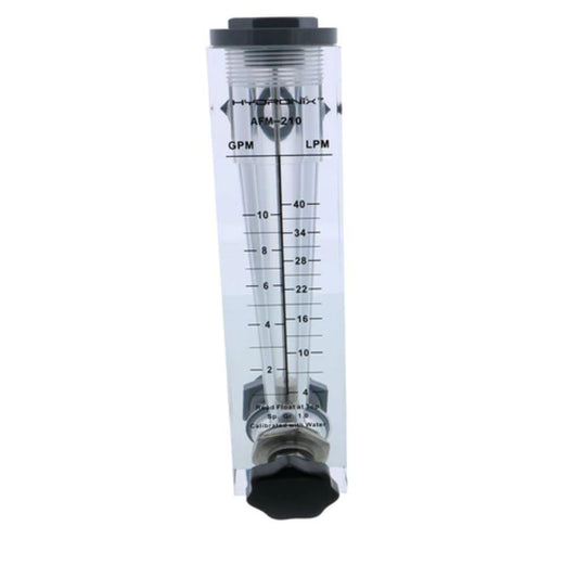 Panel Mount Flowmeter - 10-35 GPM Adjustable 1" MNPT