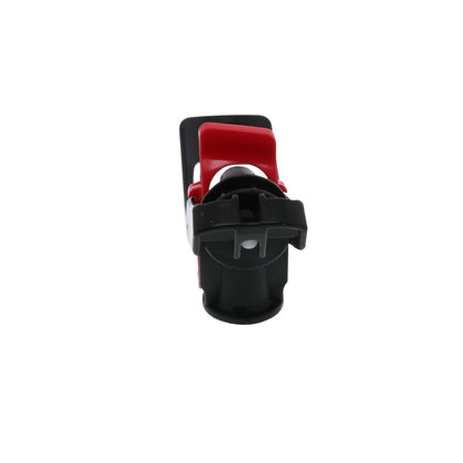 Oasis 036076-101 Hot Water Black Cooler Faucet Assembly with Red Lever for Odyssey Cooler