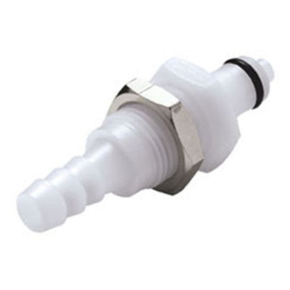 PMC4203 Panel Mount Hose Barb Coupling Insert 3/16 ID Barb