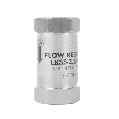 Neo-Pure Stainless Steel  Flow Control 2.5 gpm 316SS 3/8 FPT