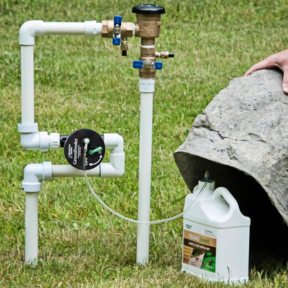 Stow N' Flow 5 Gal. In-Ground Feeder System with GrassSoGreen & Nature Shield