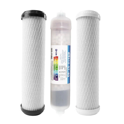 Neo-Pure Residential 4 Stage RO 6 Month Replacement Kit - 2 CTO, Inline