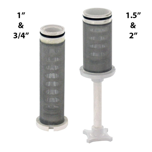 Rusco/Vu-Flow Stainless Steel Filter Screens for Sed. Trappers/Sand Separators - 60 mesh [254 mic] for 2" Sediment Trapper