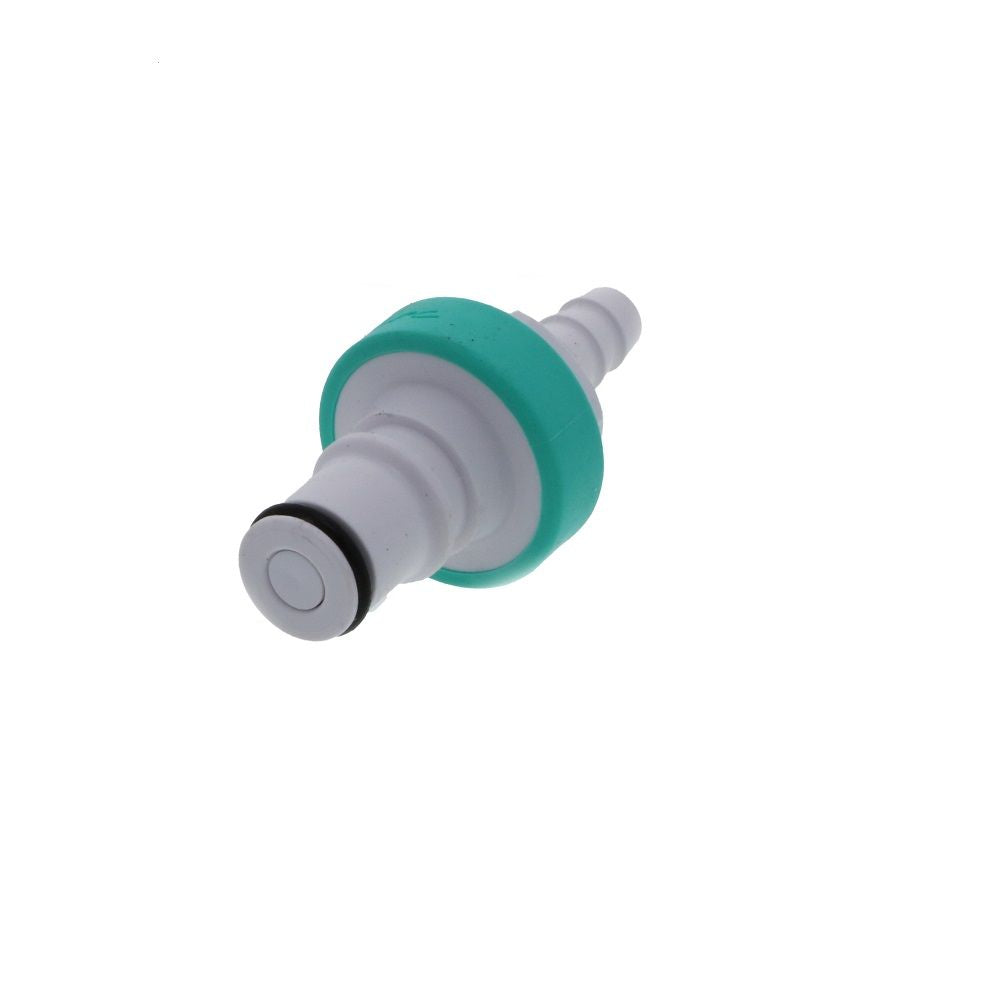 NS4D2200406 ABS Valved In-Line Hose Barb Coupling Insert 1/4 ID Barb