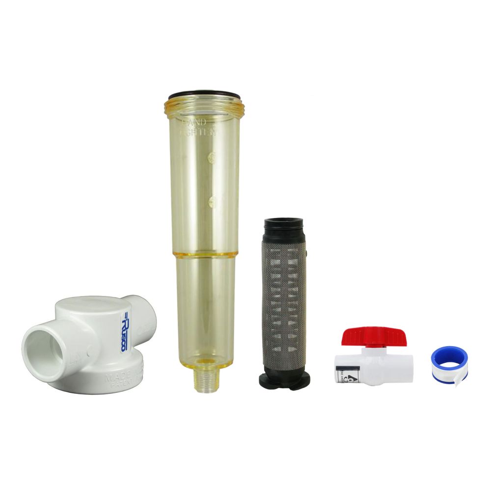 Rusco Chemically Resistant Sediment Trapper Filter T Style 1" SS - 100 Mesh [152 micron]