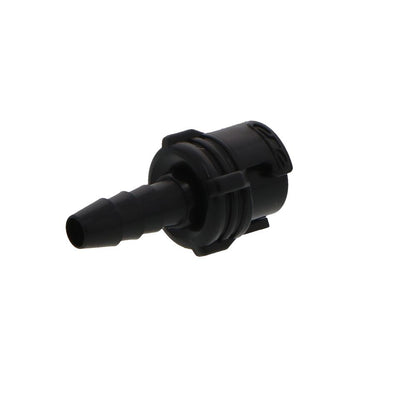 SMFD02MBLK Valved Inline Hose Barb Black Coupling Body 1/8 ID Barb