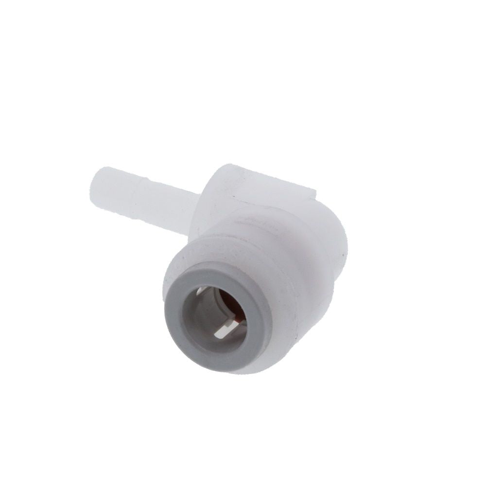 Kynar PVDF Tube Elbow Union Stem - 3/8 x 1/4