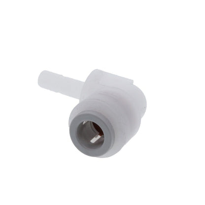Kynar PVDF Tube Elbow Union Stem - 3/8 x 1/4