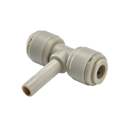 NeoFit - Acetal Natural White Stem Branch Tee 3/8" tube x stem 3/8"