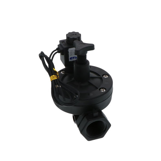 CFA C9 Series Solenoid Valve Normally Open with Flow Control 3/4" FPT 120 VAC