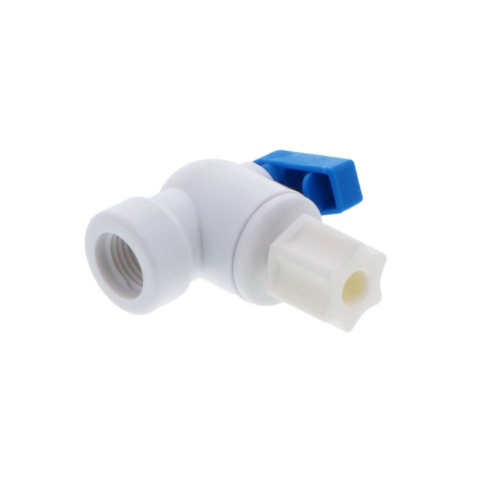 Tank Shut Off Valve Elbow ¼ FPT x 3/8 Jaco - Bulk Pack [1,000]