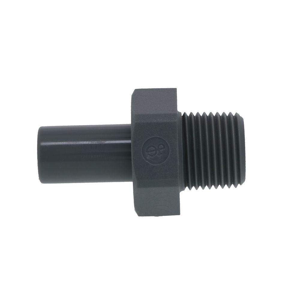 John Guest Stem Adapter BSPT - 3/8 x 1/4  BSPT