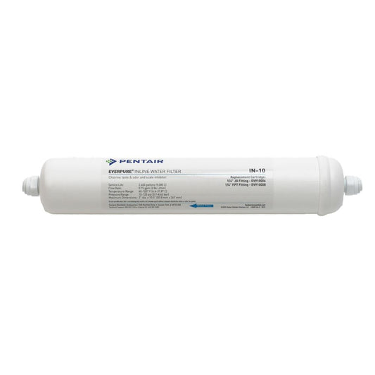 Everpure - IN-10 [GS-10ALS-G-1/4] In-Line Filter with 1/4" JG