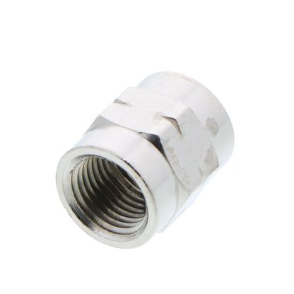 Nickel Plated Brass Coupling 1/8 NPTF x 1/8 NPTF
