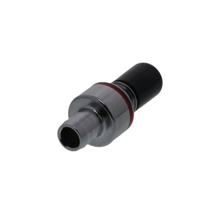 LQ6D22008RED Valved In-Line Liquid Cooling Coupling Insert 1/2 ID Barb Warm Red