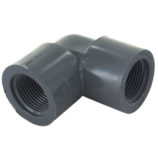 Schedule 80 PVC Elbow 1/2" FIP