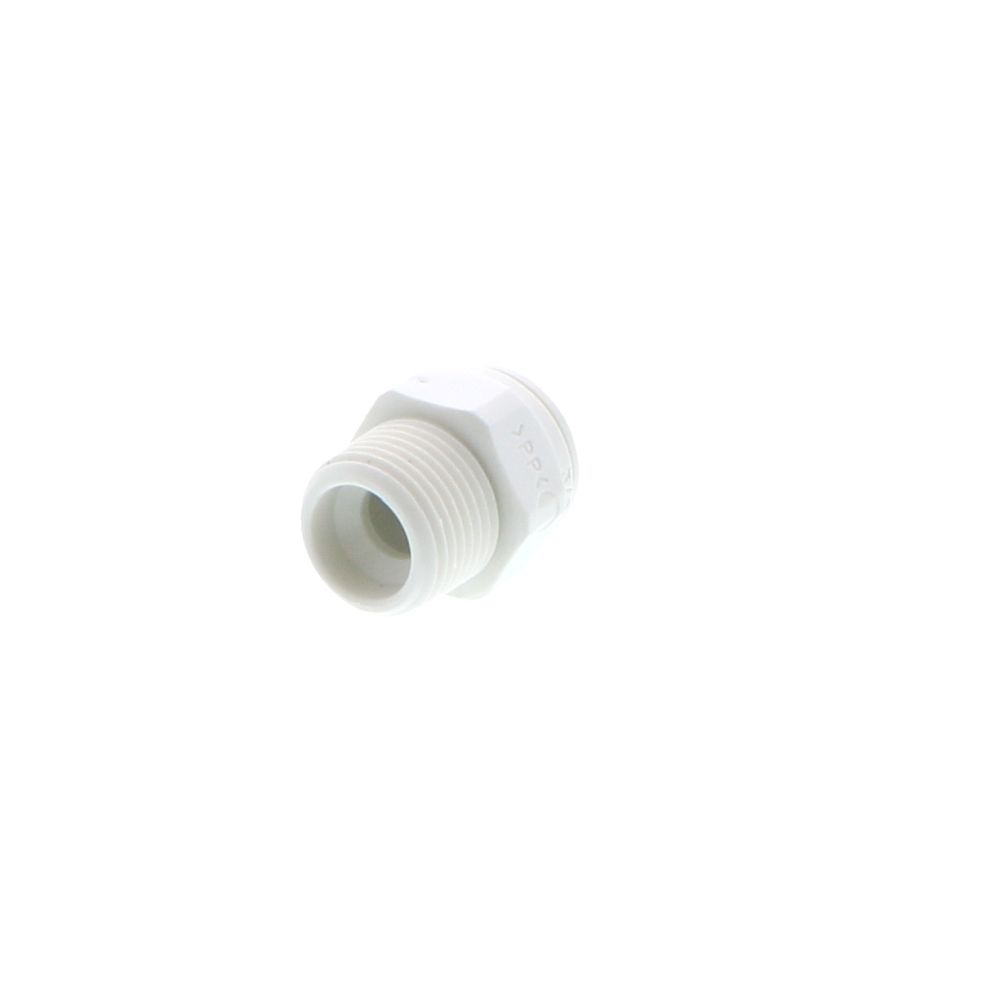 John Guest Male Connector NPTF Polypro - 3/8 x 3/8 NPTF