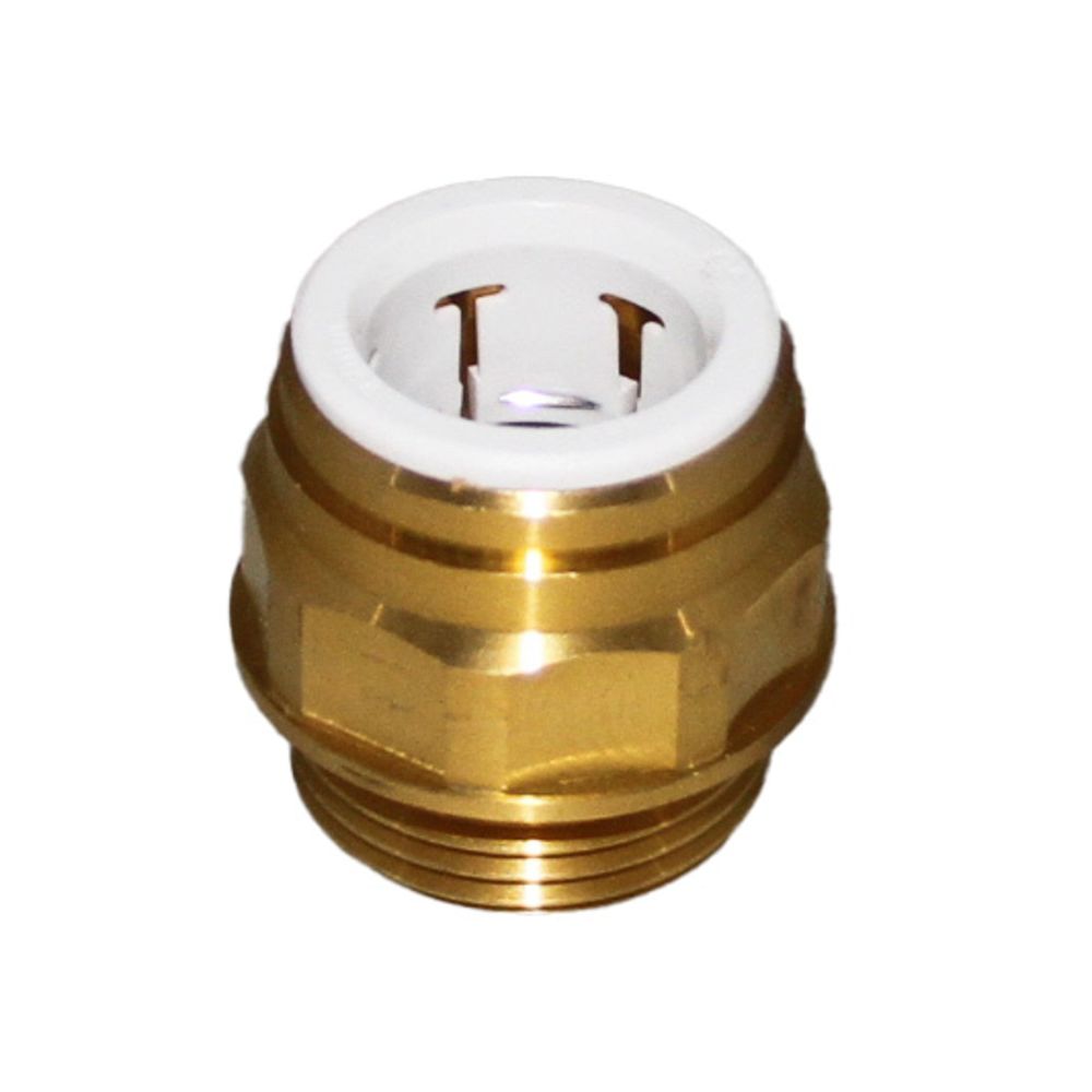 John Guest Brass Male Connector BSP - 15mm x 1/2 BSP