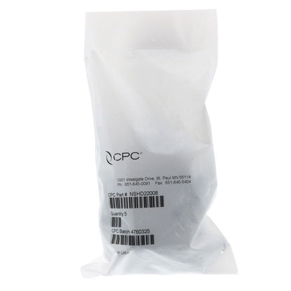NSHD22008 Valved In-Line Coupling Insert 1/2" ID Barb