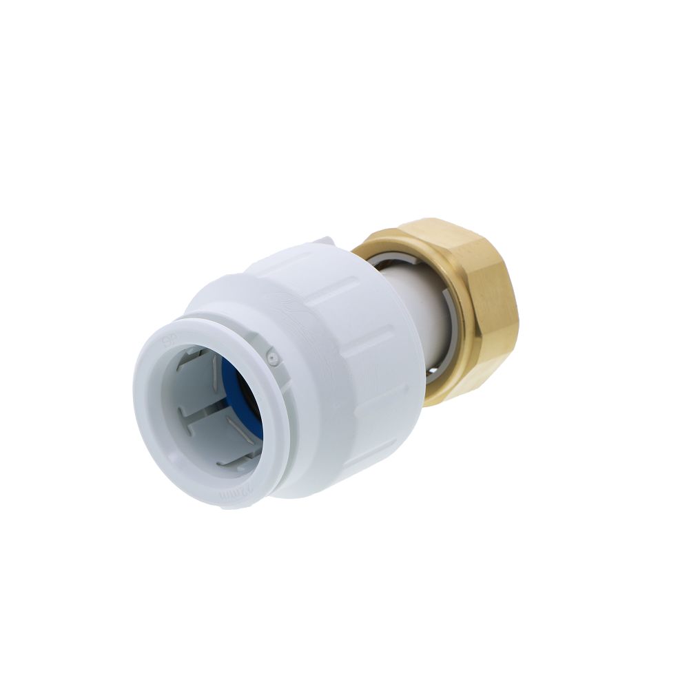 John Guest Straight Tap Connector BSP - 22mm x 3/4 BSP
