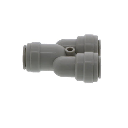 DMfit Two Way Divider - 3/8" x 3/8" x 3/8" Push-In